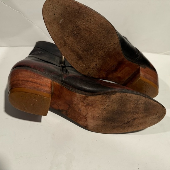 Stacy Adams Harness Contrasting Pattern Ankle Boots Size 8 - Picture 5 of 13